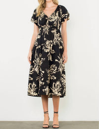 Thml - Short Sleeve Print Maxi Dress