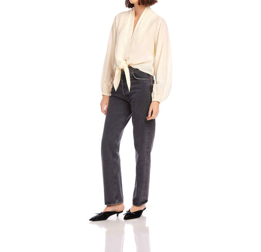 Fifteen Twenty - Capri Tie-Front Blouse