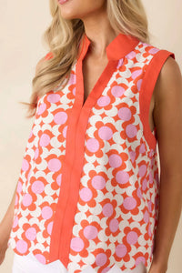 Entro - Floral Sleeveless Top