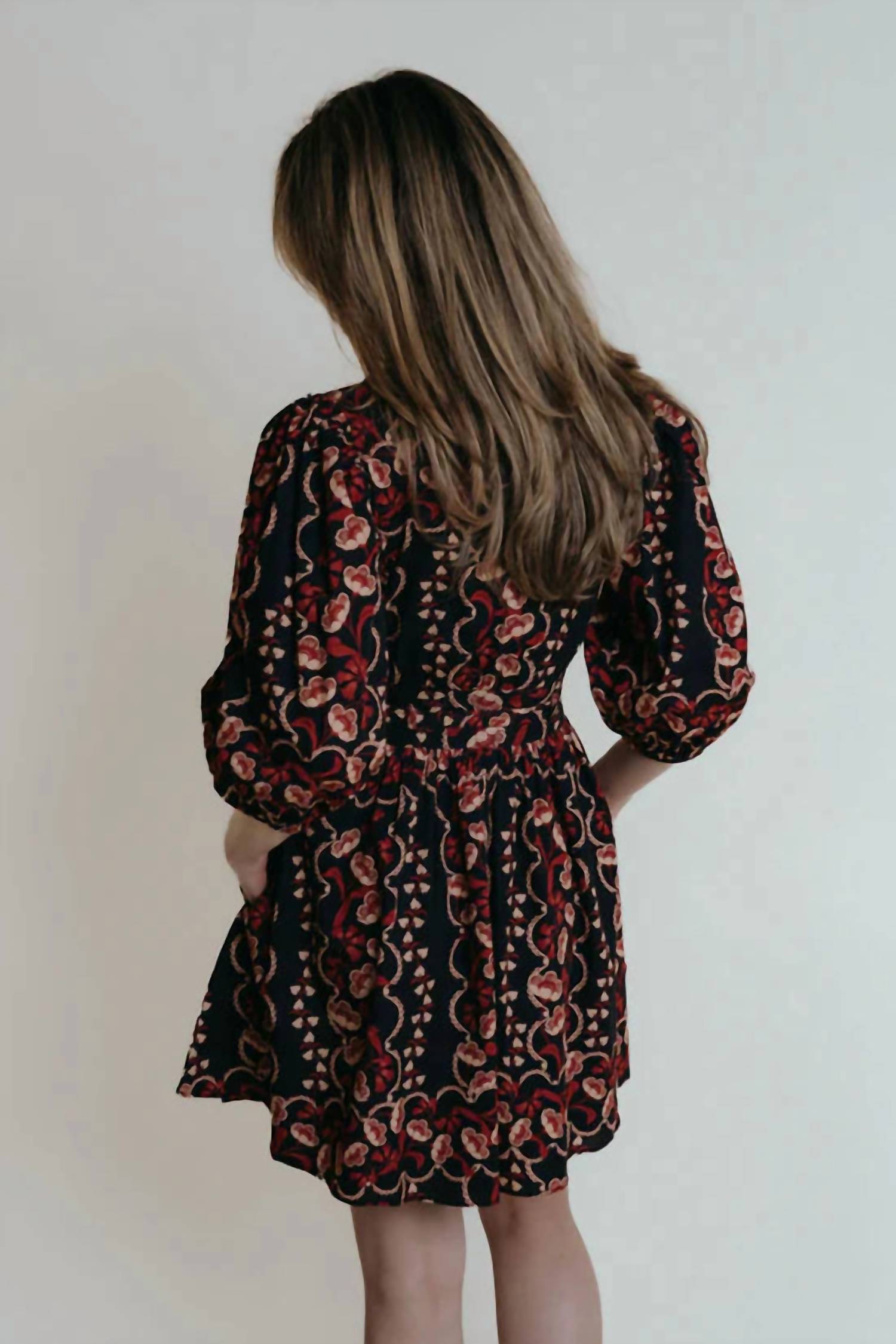 LAROQUE Ian Dress in orchard - women's dress - detail view