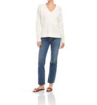 Fifteen Twenty - Vivi Contrast V-Neck Top