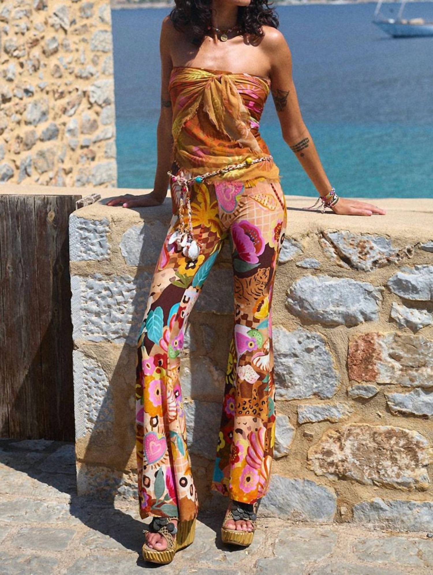 Spell - Birth Of Venus Bell Bottom Pants