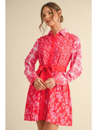 Jodifl - Rosie Retro Belted Shirt Dress