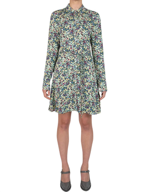 Derek Lam Collective - Angie Long Sleeve Shirt Dress