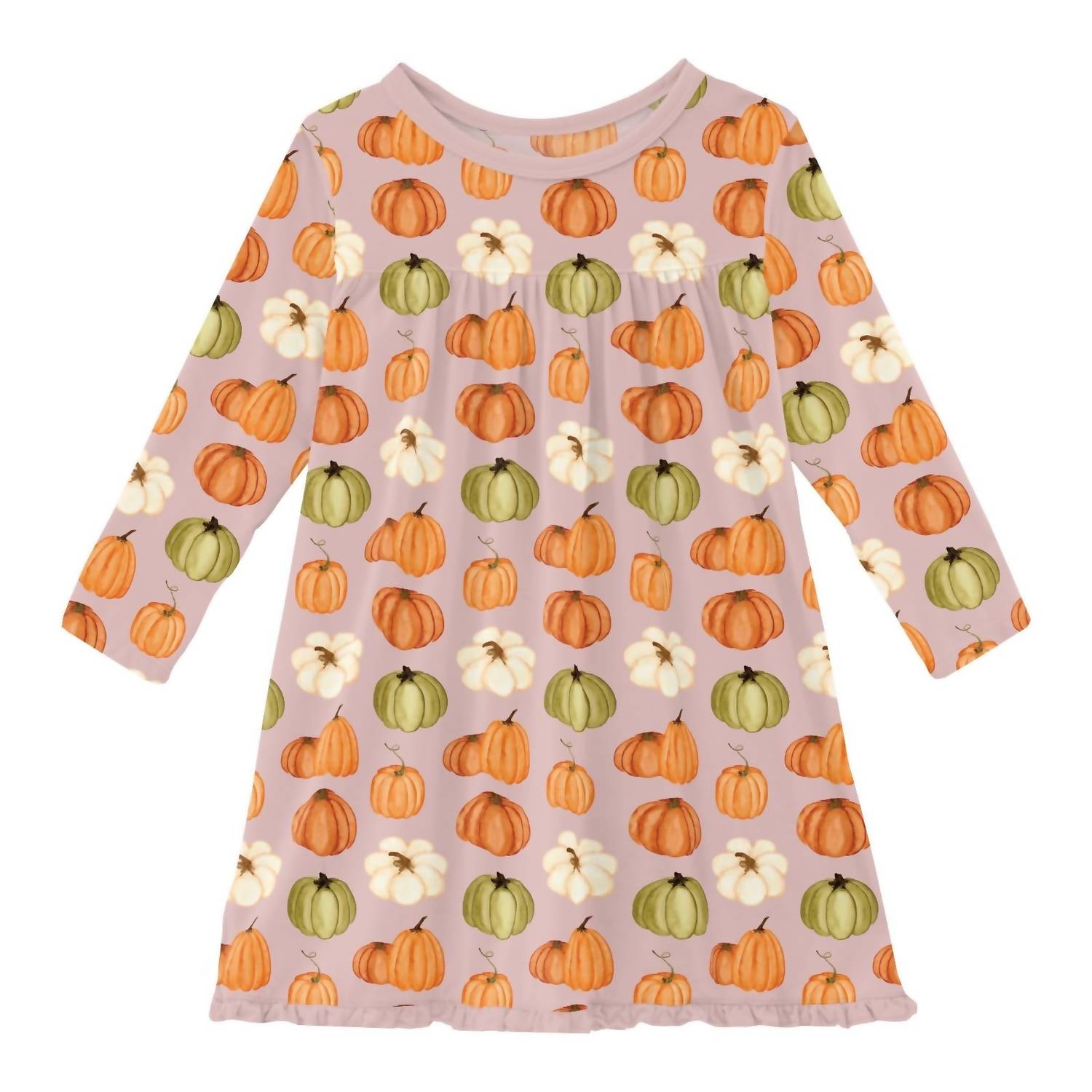 Kickee - Girl's Long Sleeve Swing Dress