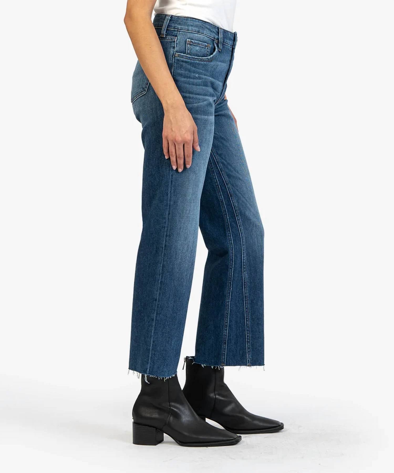 Kut From The Kloth - Kelsey High Rise Fab Ab Ankle Flare Jeans