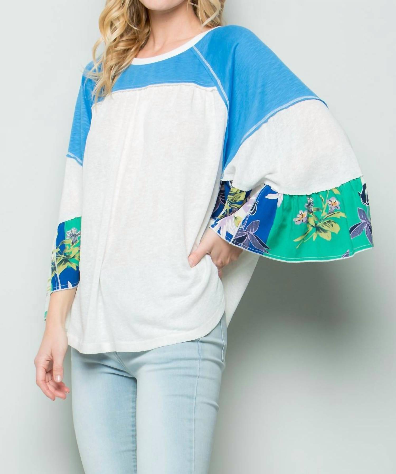 See And Be Seen - Fun & Flirty Color Block Top