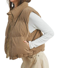 Buttermelon - ADOREME CORDUROY PUFFER VEST