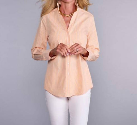 Claridge + King - League V Neck Button Up Shirt