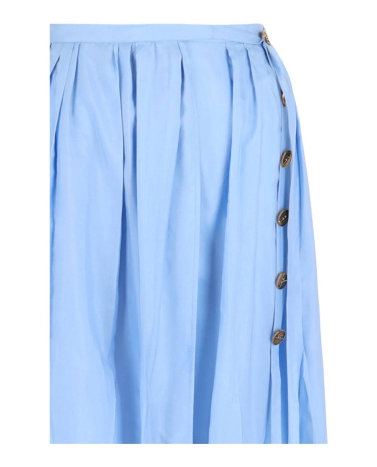 Salvatore Ferragamo - Women's Pleated Wrap Midi Skirt