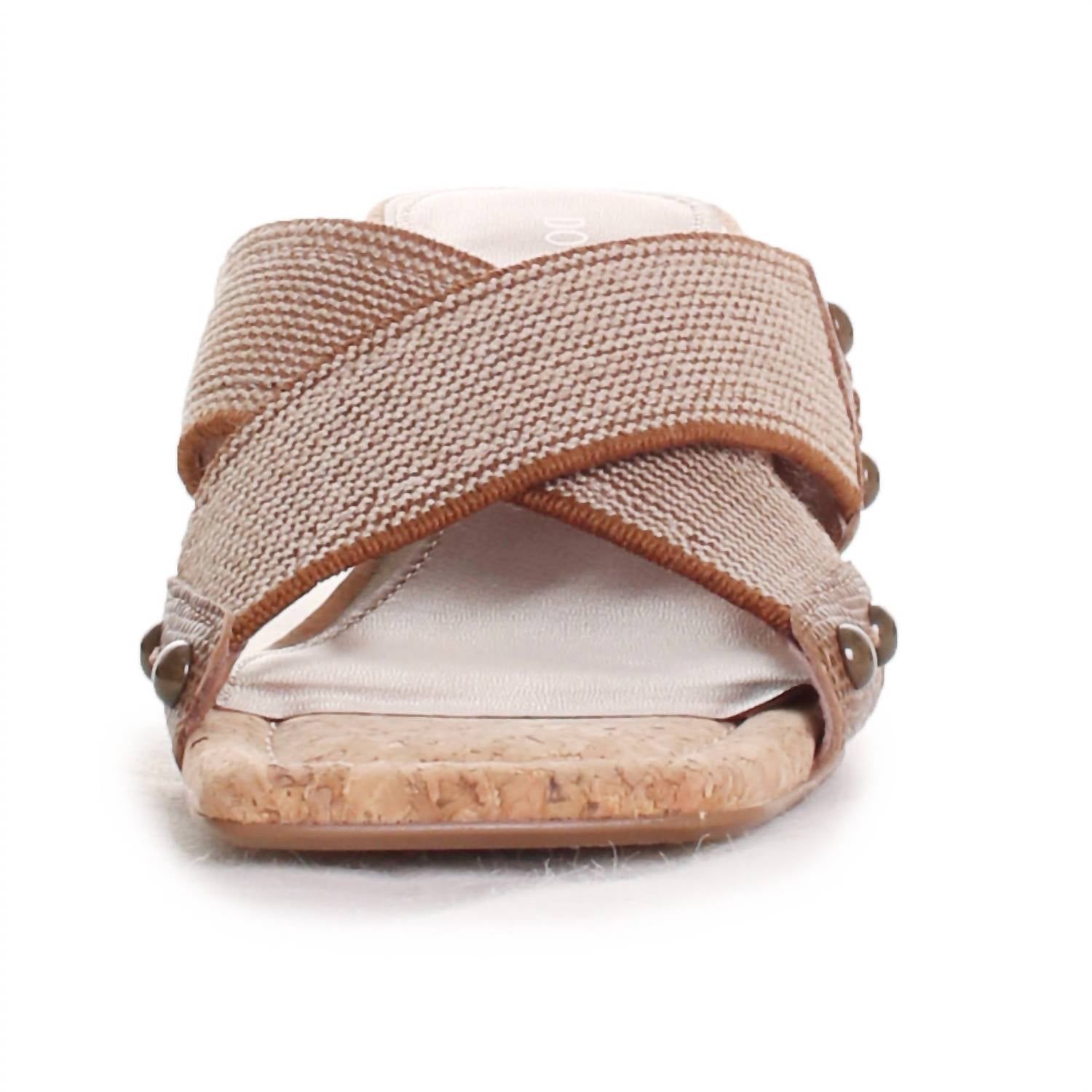 DONALD PLINER Women's Rafy Heeled Sandals in saddle - women's sandal - view 5