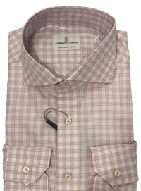 Emanuel Berg Men's Long Sleeve Button Down Shirt in pink - men's shirt - detail view