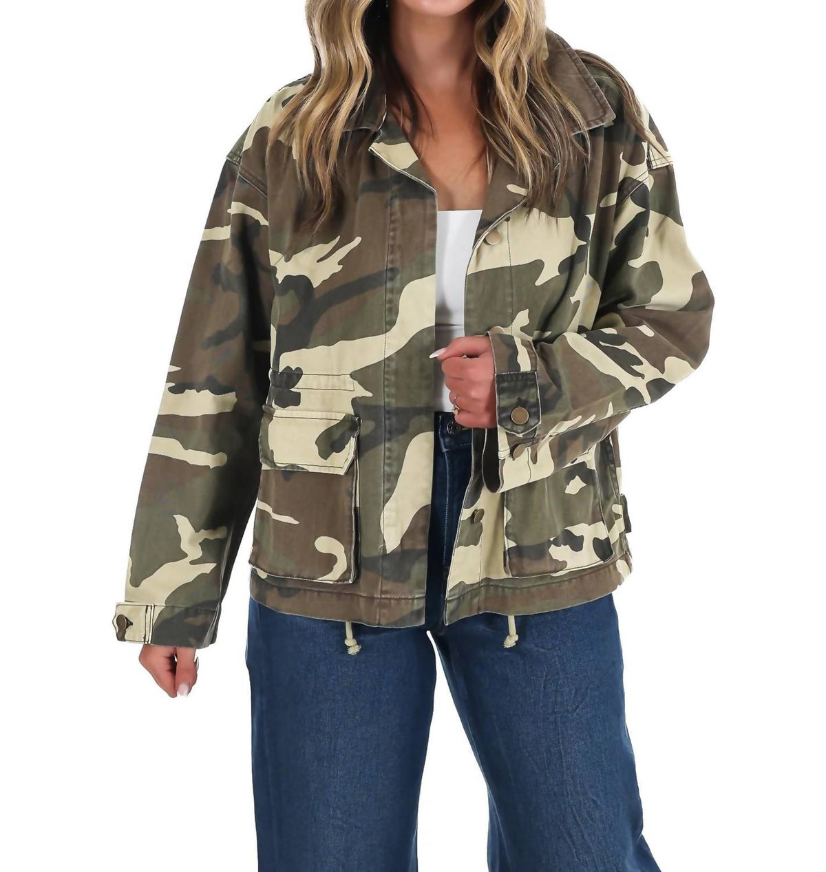 Miou Muse - Forest Fade Camo Jacket