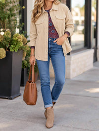 Btx - Velvet Cotton Stretch Layering Jacket