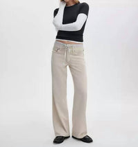 Rag & Bone - Featherweight Saige Full Boxer Straight Jean