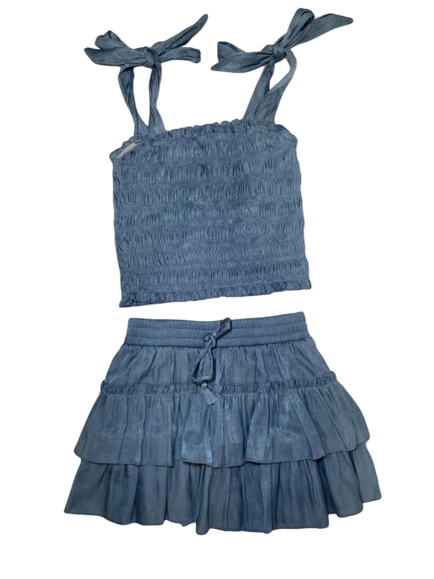 Flowers By Zoe - Kid's Chambray Set
