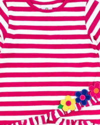Florence Eiseman - Kid's Flower Fields Stripe Knit Tunic And Legging Set