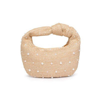 Mimi Wholesale - Straw Pearls Clutch