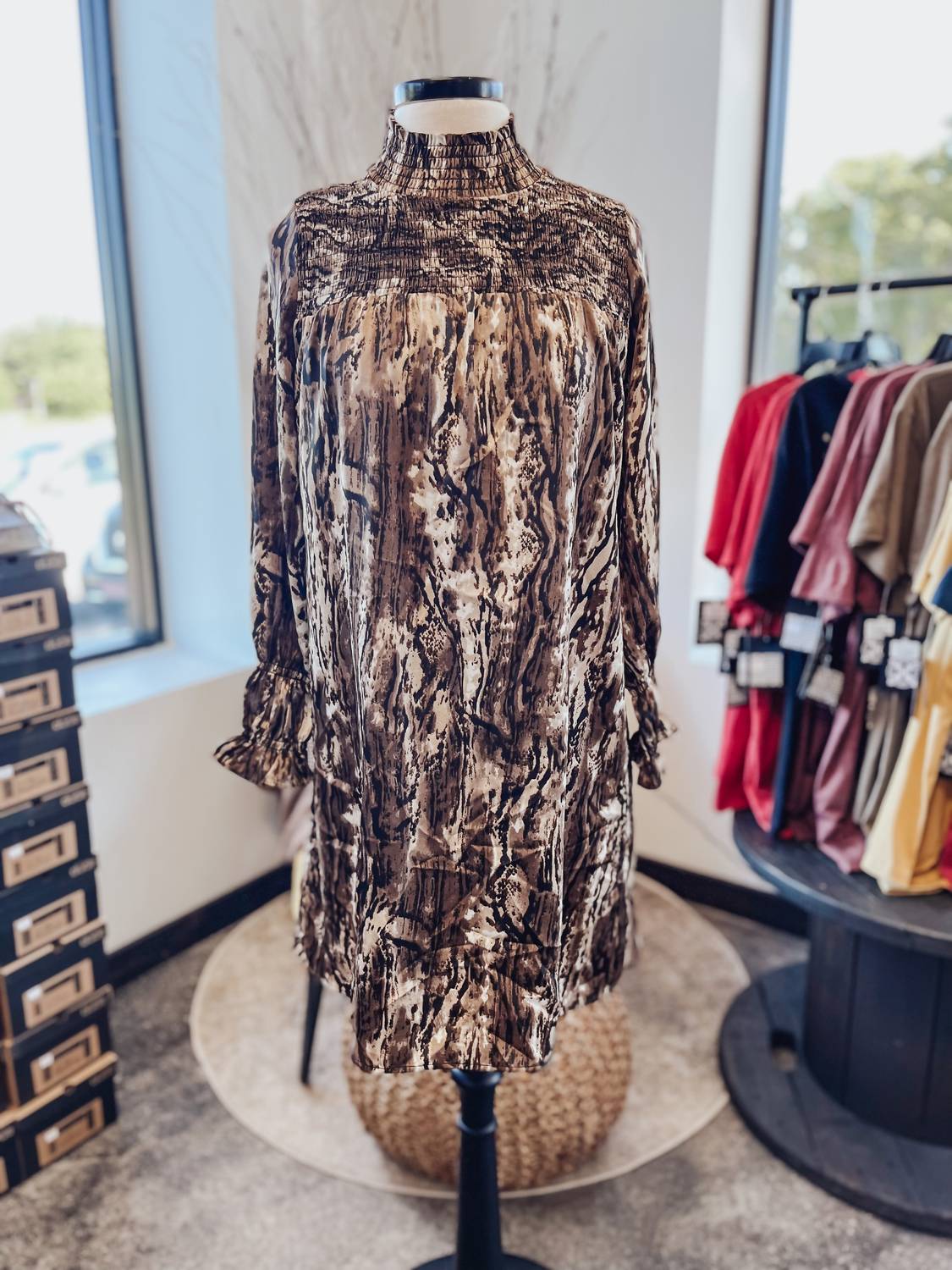 Thml - Women's Printed Smock Dress