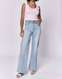 DEAR JOHN DENIM Fiona Wide Leg Jean in montilla - women's jeans - view 4