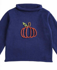 Mudpie - Girl's Pumpkin Rollneck Sweater