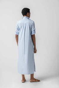 Lilla P - Striped Maxi Shirt Dress