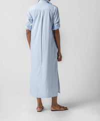 Lilla P - Striped Maxi Shirt Dress