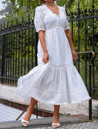 Strawberry Paris - Colette Midi Dress