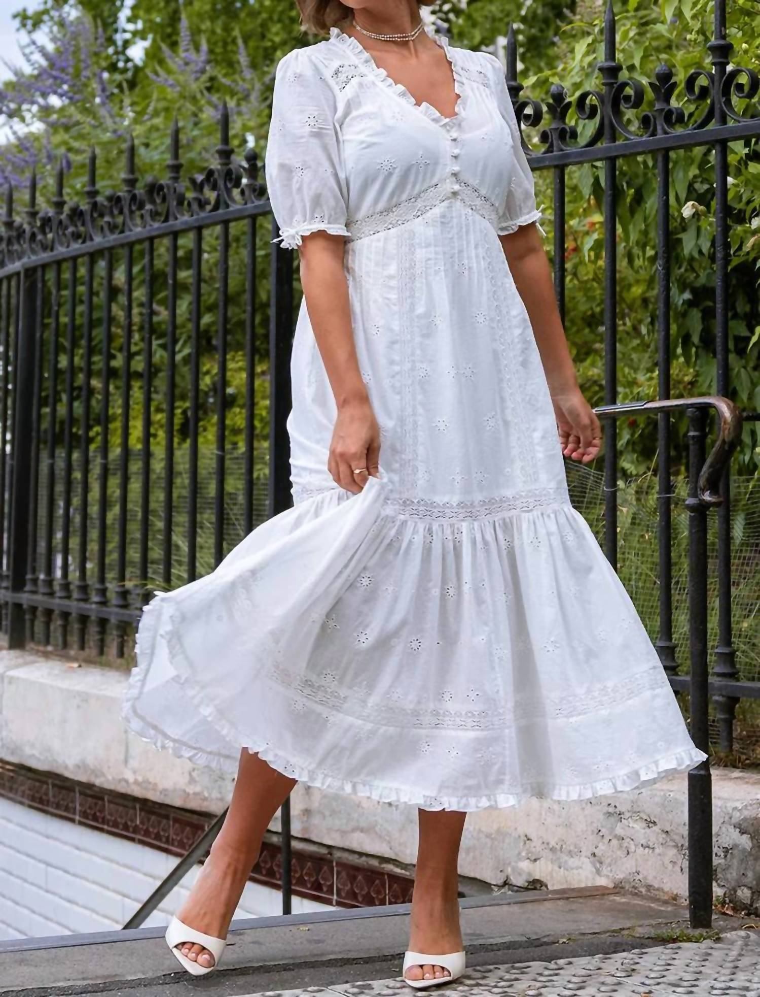 Strawberry Paris - Colette Midi Dress