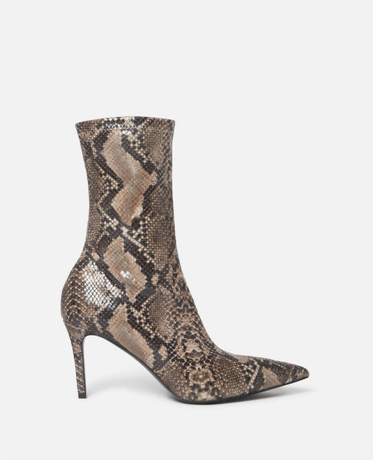 Iconic Python Print Ankle Boot