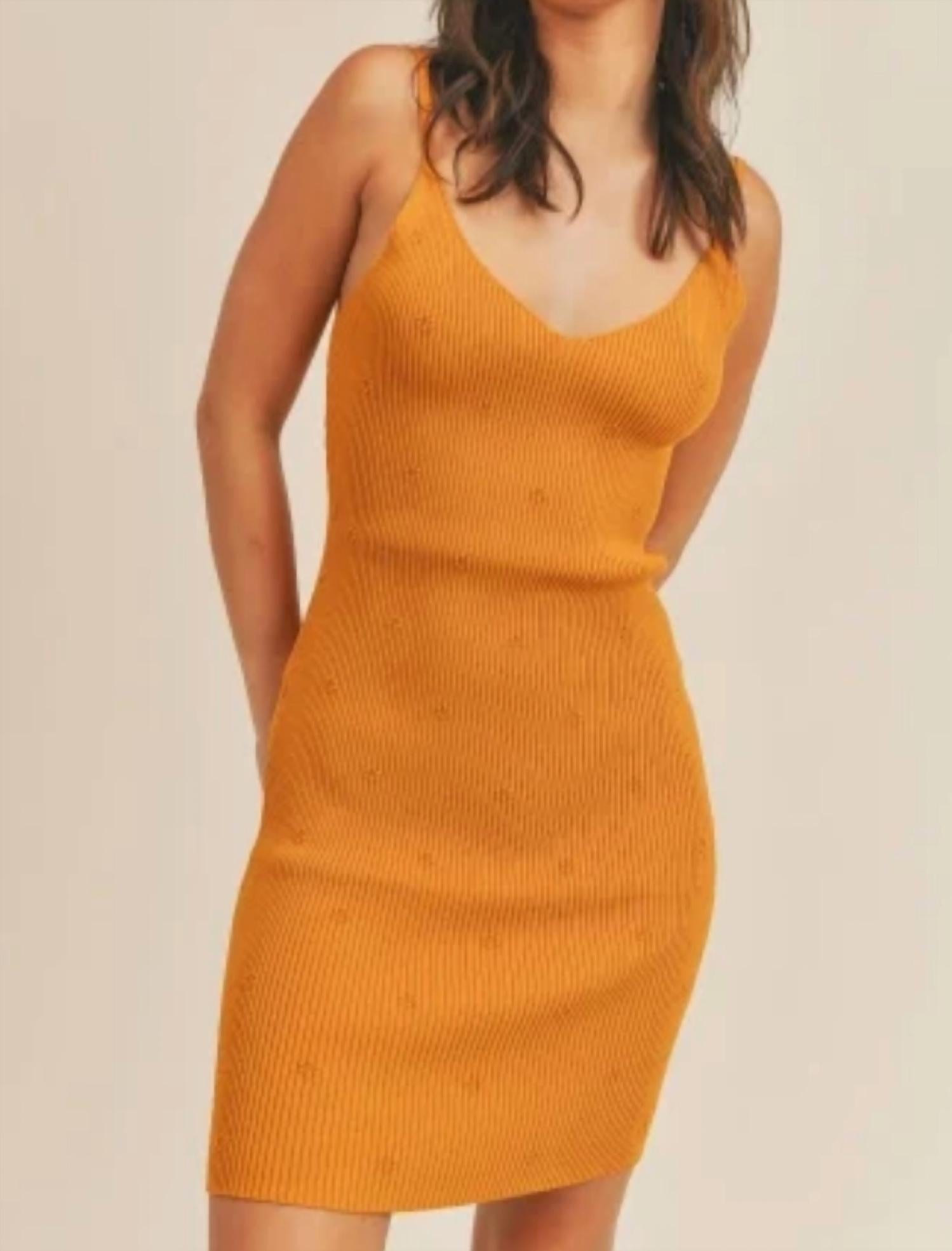 Sage The Label - Bethany Textured Rib Knit Dress