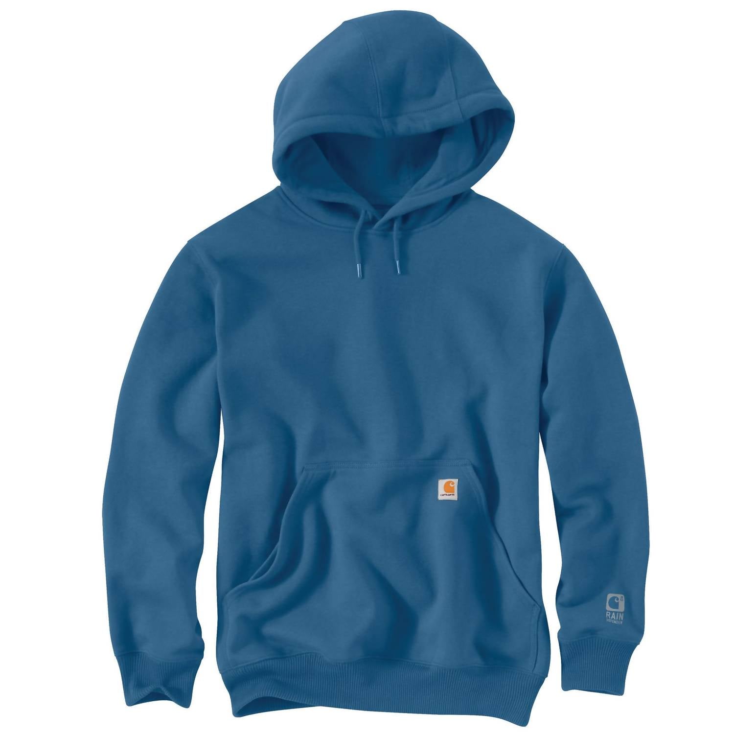 carhartt Men's Rain Defender Loose Fit Heavyweight Sweatshirt in blue - men's shirt