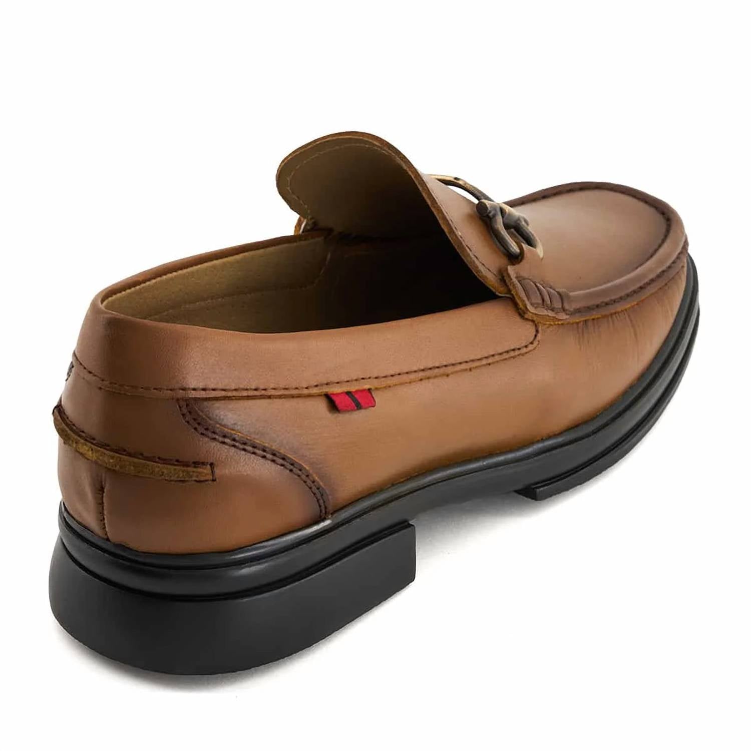 Andrea - Men's Horsebit Buckle Leather Loafer