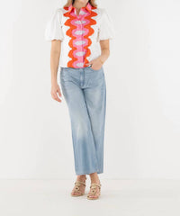 Emily Mccarthy - Britt Elastic Puff Sleeve Top