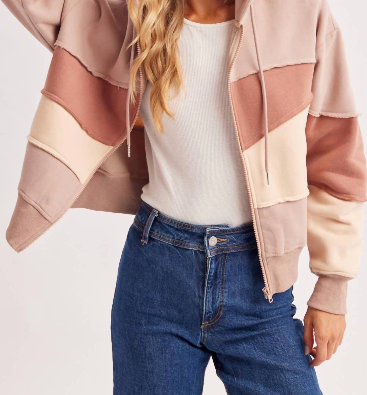 Bluivy - Adeline Patchwork Hoodie
