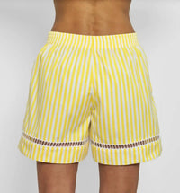 Sebline - Boxer With Embroidered Hem Shorts