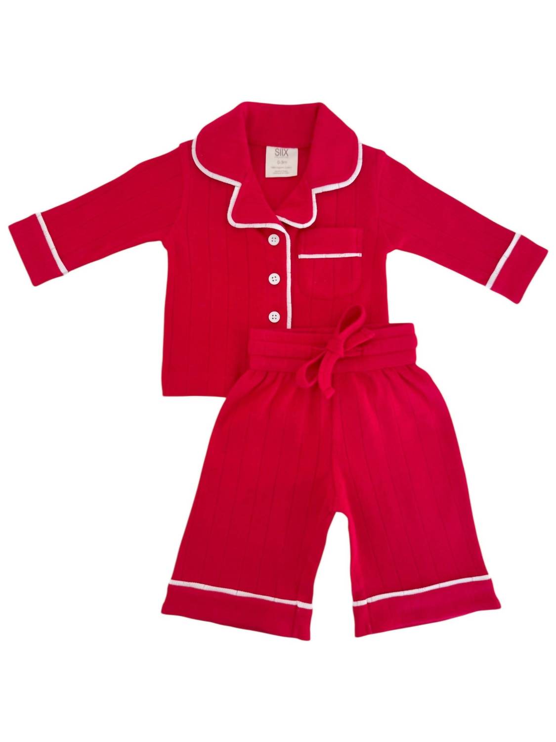 Siix Collection - Girl's Organic Pointelle Lounge Set