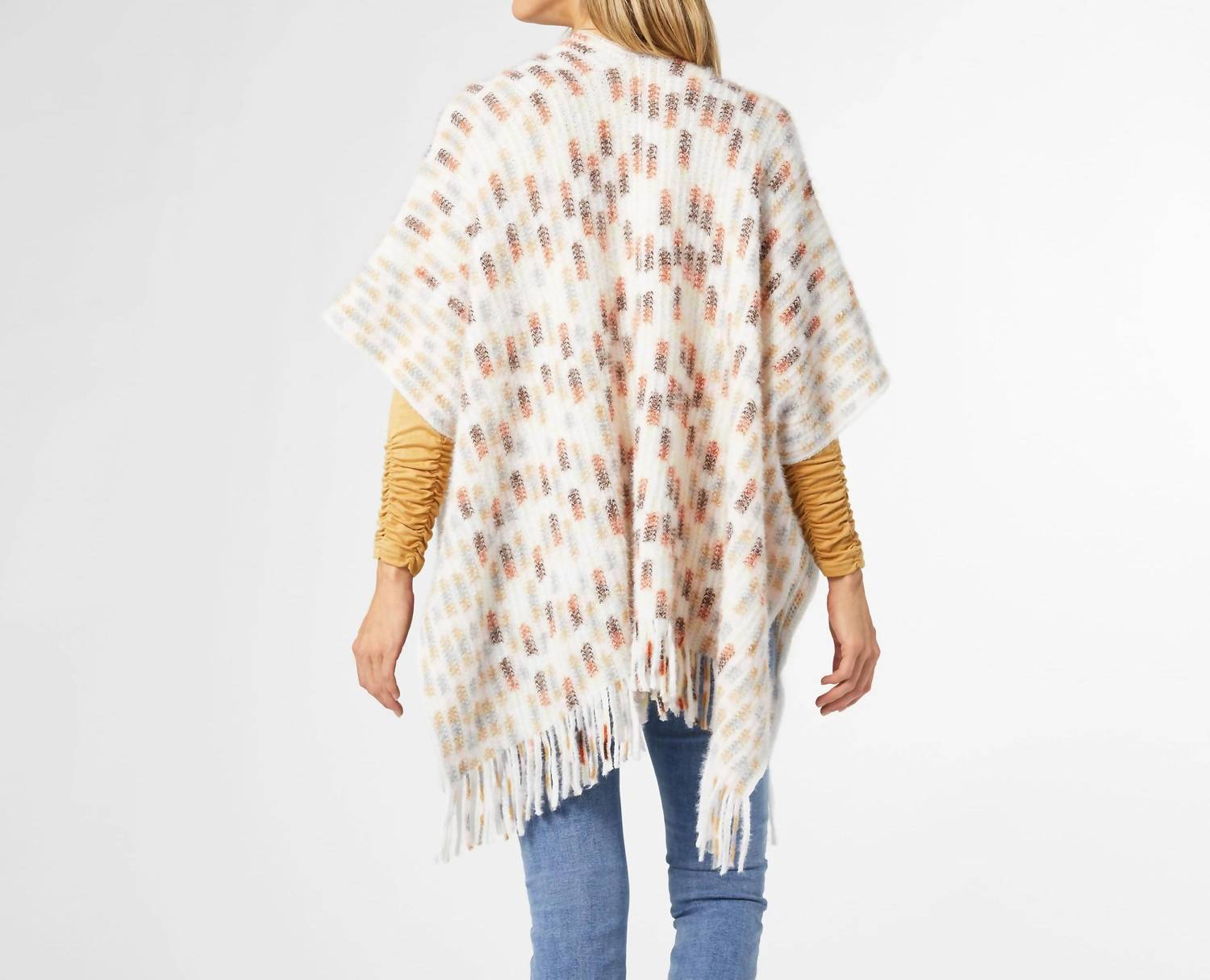Coco + Carmen - Rylee Fringe Wrap Shawl Ruana