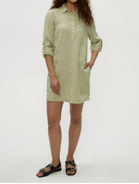 Michael Stars - Eleanor Linen Shirt Dress