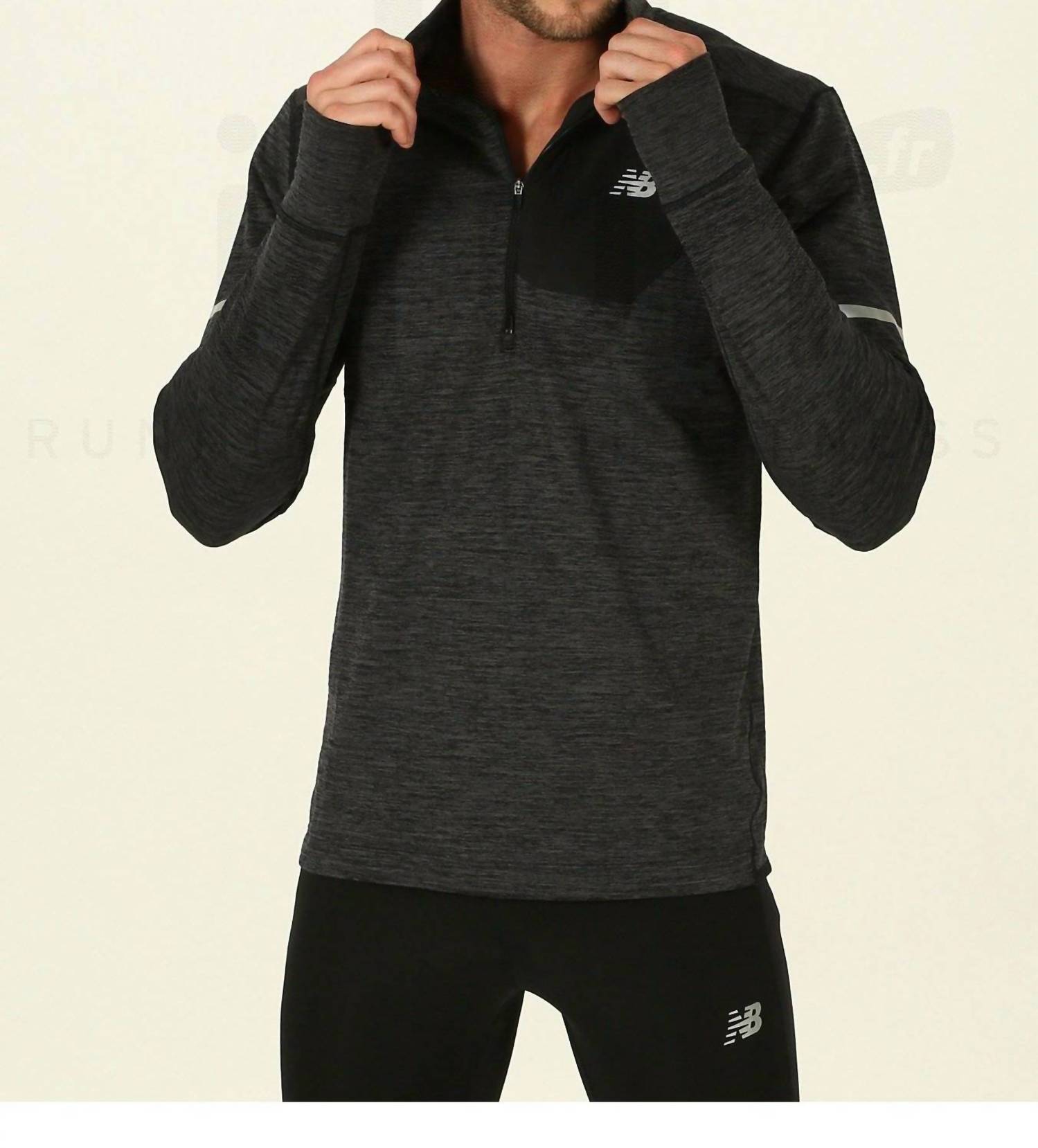 New Balance - Men's Heat Long Sleeve Quarter 1/2 Zip Top