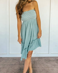 Hem & Thread - Off Shoulder Mini Dress or Maxi Skirt