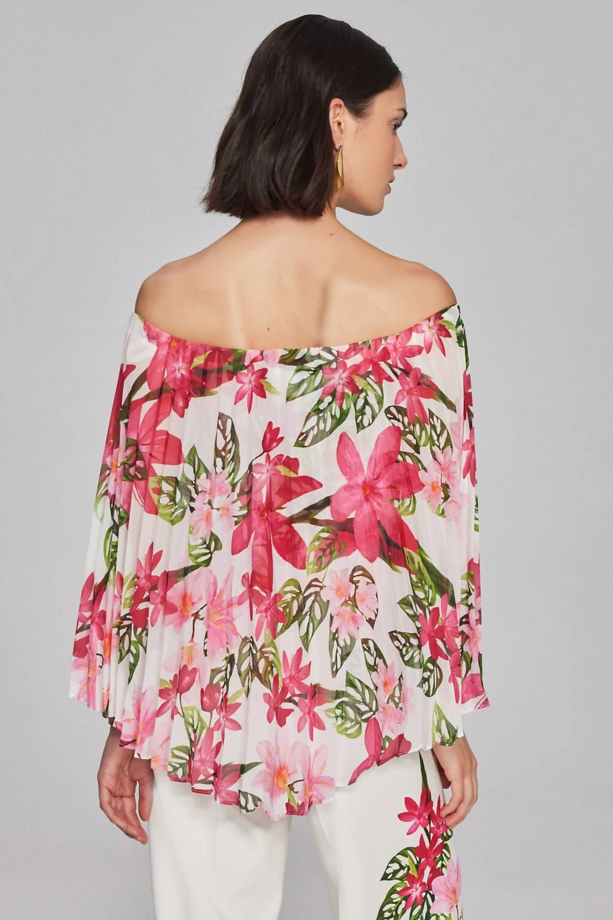 Joseph Ribkoff - Floral Off-shoulder Pullover Top
