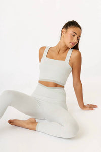 Cream Yoga - Lena Overlap Waistband Leggings