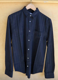 Unison Clothing - Men's Chalkstripe Long Sleeve Woven Shirt