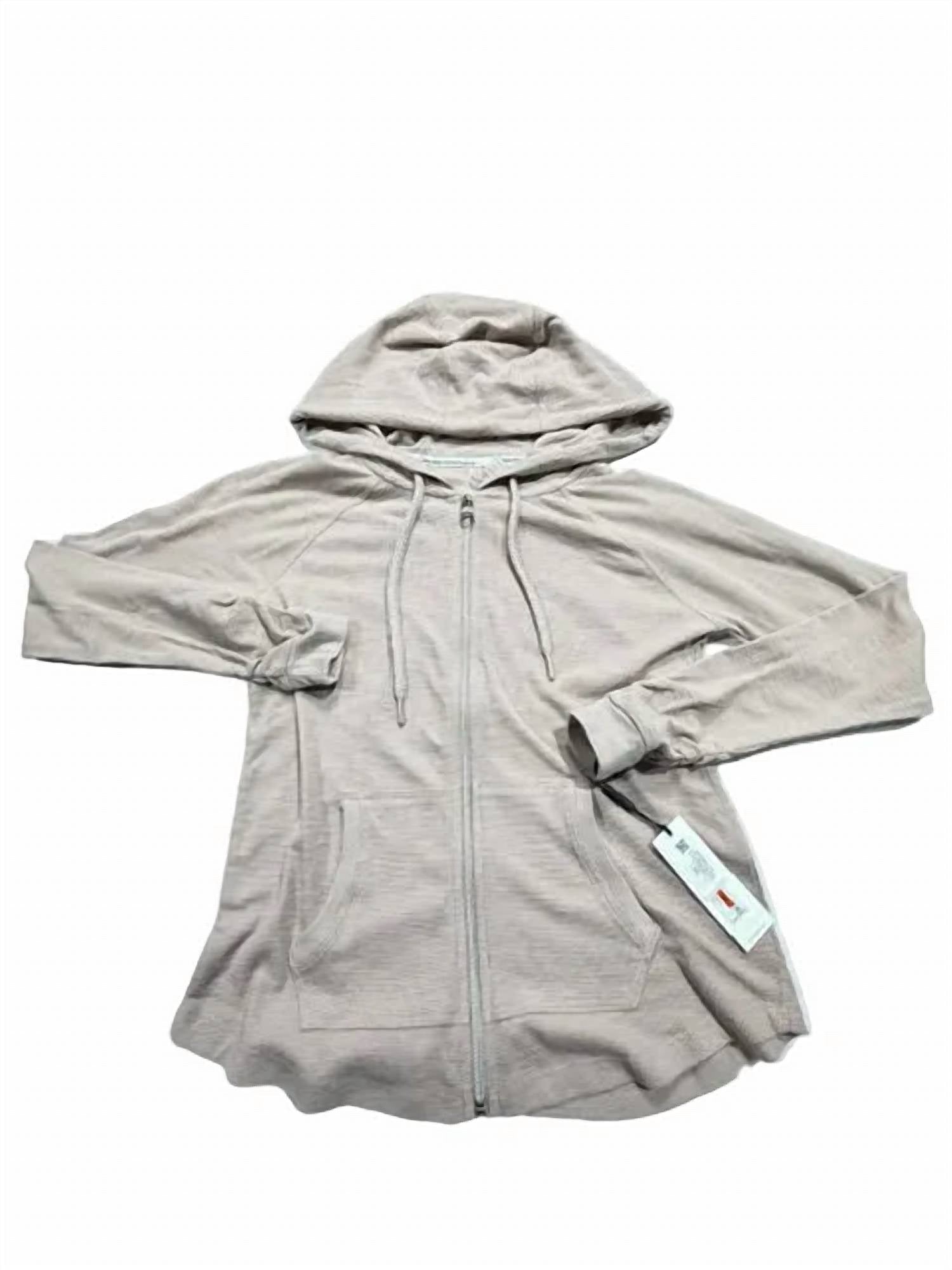 Calvin Klein - Premium Performance Rouched Long Sleeve Zip Up Hoodie