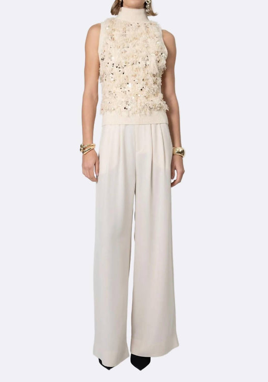 Nonchalant Label - Wila Faux Fur High Neck Top