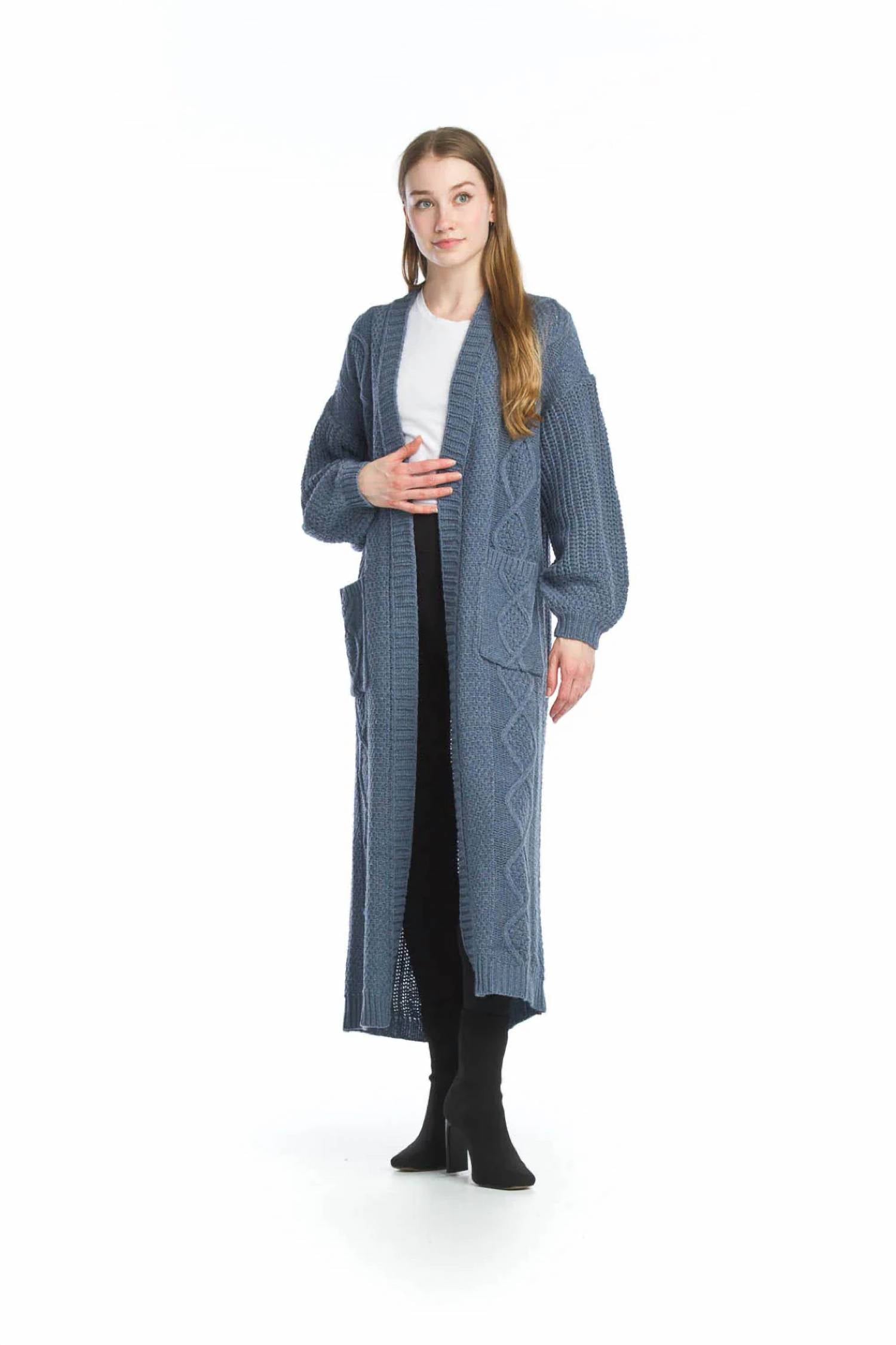 Papillon - Chunky Oversized Cardigan With Pockets