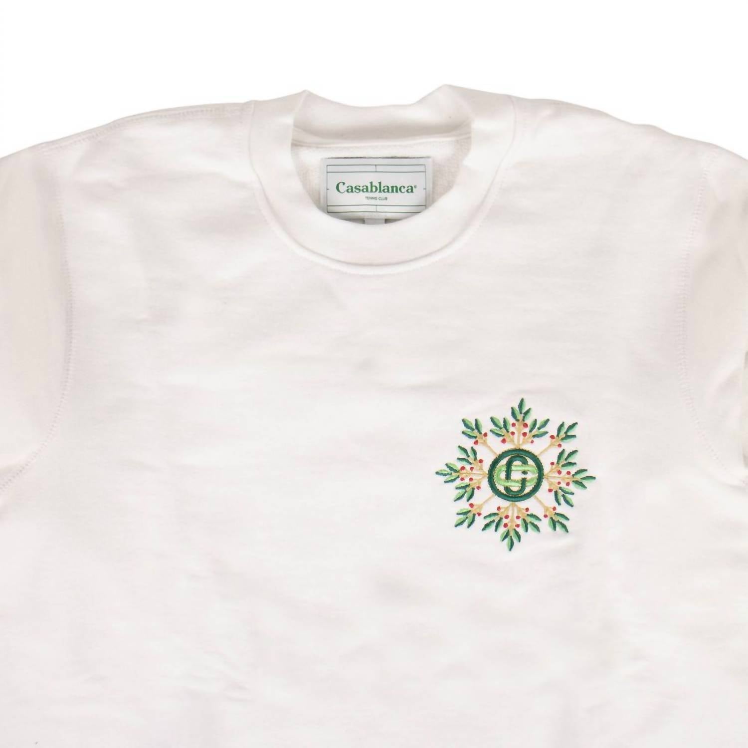 Casablanca - Men's Laurel Logo Emrodered Sweatshirt
