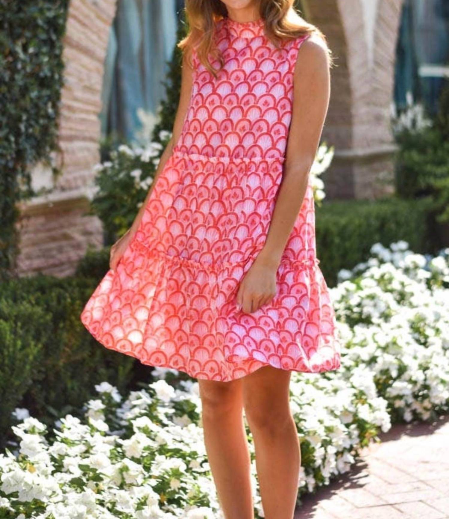 J.Marie - Scarlette Ruffle Neck Dress