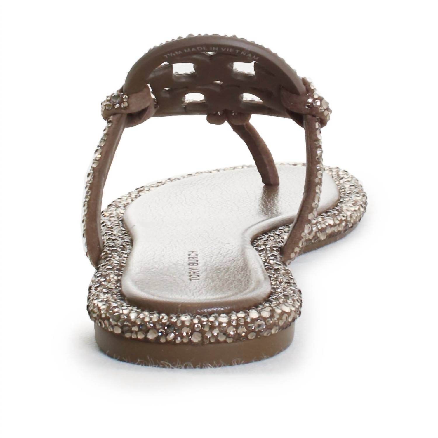 Tory Burch - Women's Miller Knotted Crystal Flip Flop Sandals
